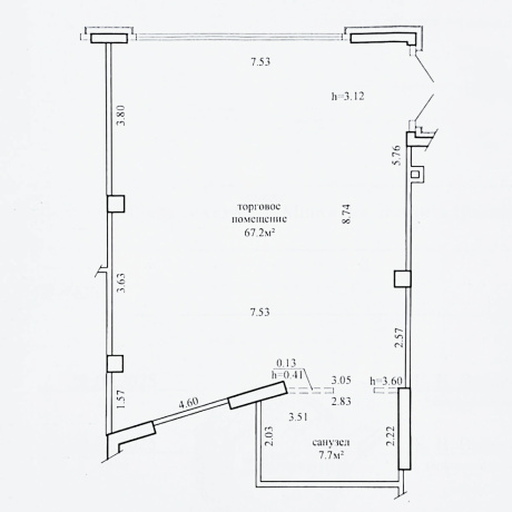 Фотография Аренда офиса 74,9 м2 Щемелёва 30 - фото 2