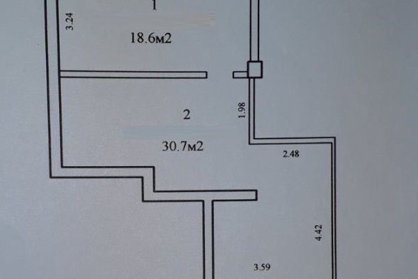 Помещение 49,3м2(аренда) ул Мележа 5/2 - фото 1