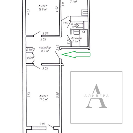 Фотография 2-комнатная квартира по адресу Сергея Есенина, 6к 1 - фото 17