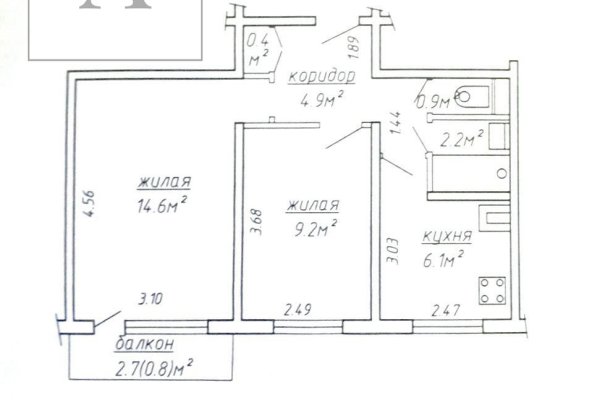 2-комнатная квартира по адресу Уборевича, 150 - фото 11