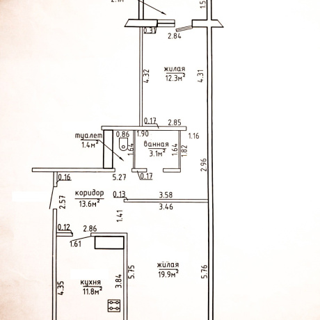 Фотография 2-комнатная квартира по адресу Майская, 2 - фото 10