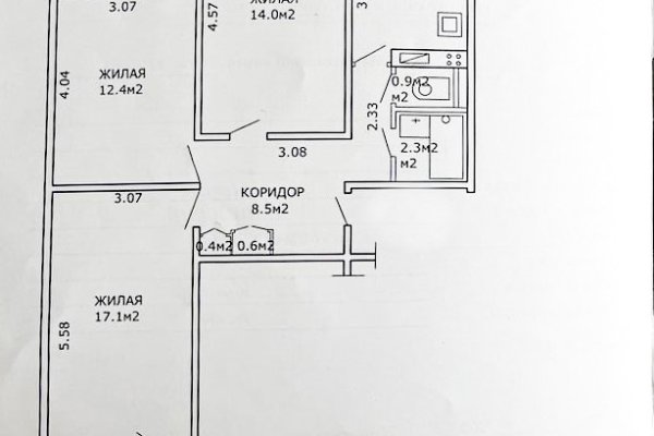 3-комнатная квартира по адресу Якубова, 56к 1 - фото 18