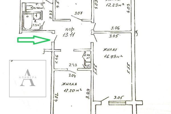 4-комнатная квартира по адресу Жуковского, 6к 1 - фото 15
