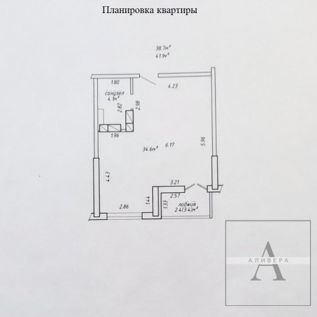 Фотография 1-комнатная квартира по адресу Дзержинского, 19 - 11