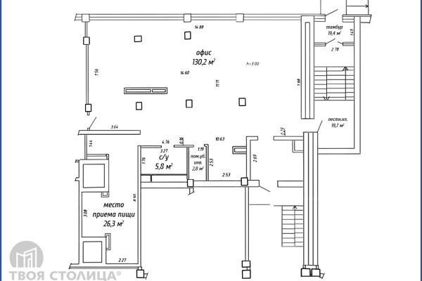 Сдается офисное помещение по адресу Минск, Дзержинского просп., 23 - фото 2