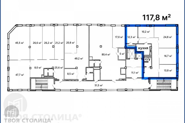 Сдается офисное помещение по адресу Минск, Железнодорожная ул., 33 А - фото 2