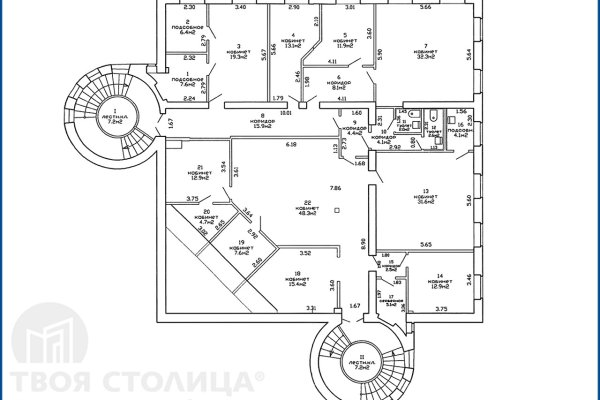 Сдается офисное помещение по адресу Минск, Шестая Линия 2-я ул., 11 - фото 2
