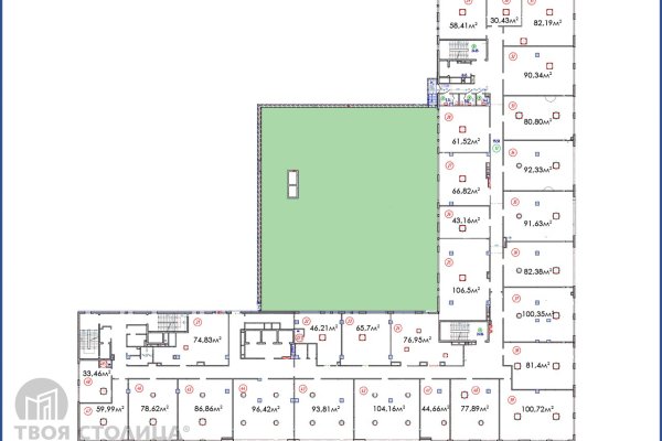 Сдается офисное помещение по адресу Минск, Интернациональная ул., 38 - фото 2