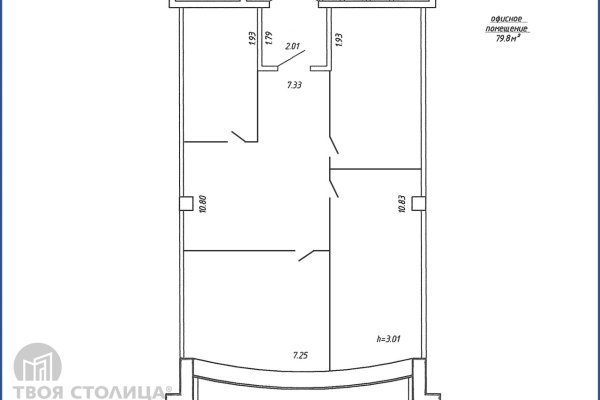 Сдается офисное помещение по адресу Минск, Дзержинского просп., 104 - фото 2