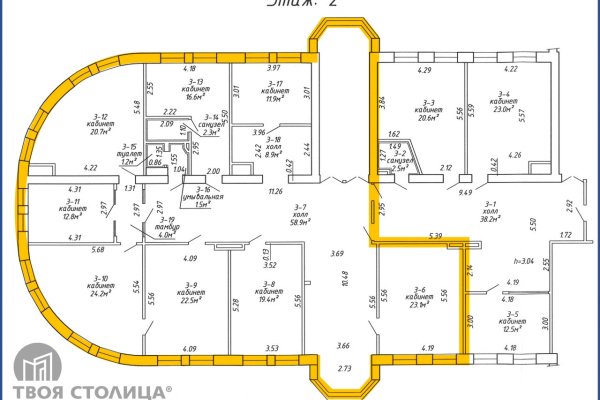 Сдается офисное помещение по адресу Минск, Сурганова ул., 29 - фото 2