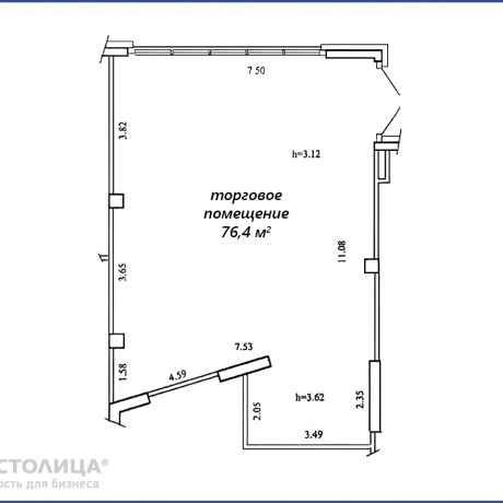 Фотография Сдается торговое помещение по адресу Минск, Жореса Алферова ул., 14 - фото 2