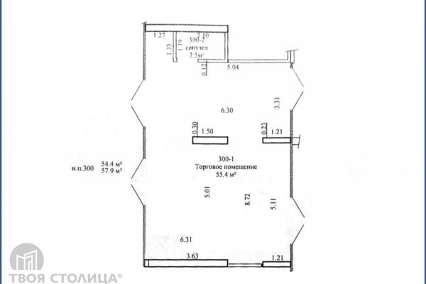Сдается офисное помещение по адресу Минск, Братская ул., 11 - фото 2