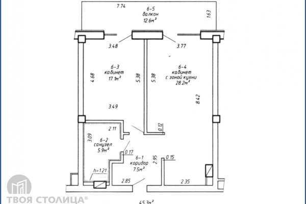 Сдается офисное помещение по адресу Минск, Мясникова ул., 27 - фото 2