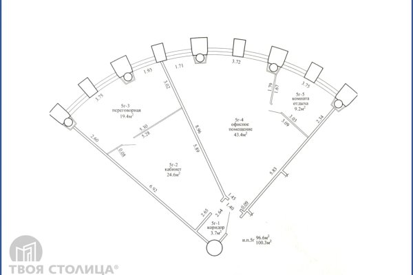 Продается офисное помещение по адресу Минск, Домбровская, 9 - фото 13