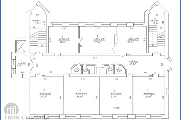 Сдается офисное помещение по адресу Минск, Чайкиной ул., 14 - фото 2