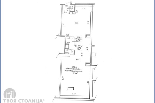Сдается торговое помещение по адресу Минск, Кропоткина, 59 - фото 2