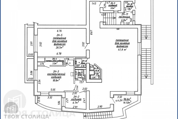 Аренда офисного помещения по адресу Минск, Восточная ул., 39 - фото 2