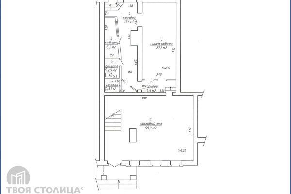 Сдается торговое помещение по адресу Минск, Маяковского ул., 22 1 - фото 2