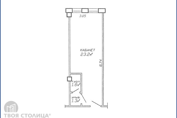 Продается офисное помещение по адресу Минск, Тимирязева ул., 65 Б - фото 2