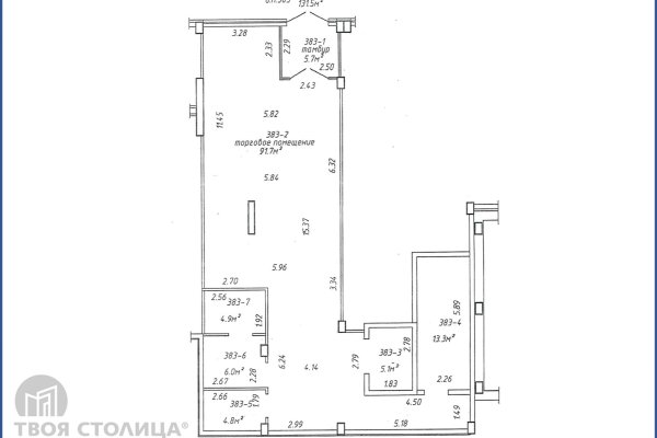Продается торговое помещение по адресу Минск, Мстиславца ул., 8 - фото 2
