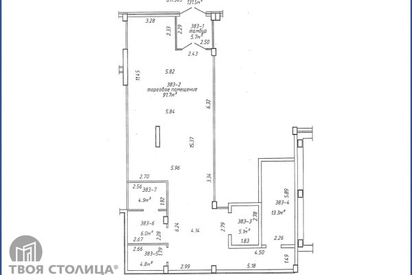 Сдается торговое помещение по адресу Минск, Мстиславца ул., 8 - фото 2