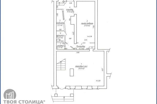 Продается торговое помещение по адресу Минск, Маяковского ул., 22 1 - фото 2