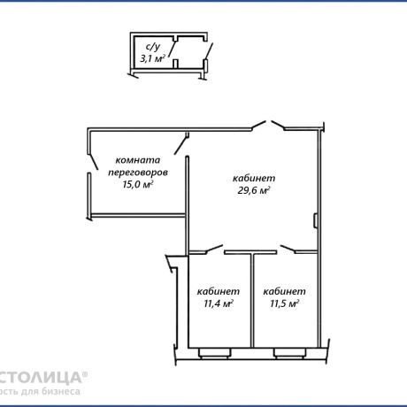 Фотография Продается офисное помещение по адресу Минск, Воронянского ул., 7 А - фото 1