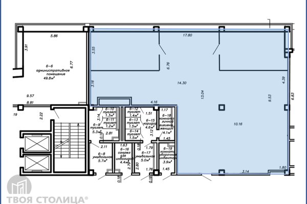 Сдается офисное помещение по адресу Минск, Скорины ул., 2 - фото 1