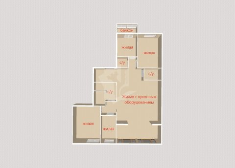 5+ -комнатная квартира по адресу РАТОМСКАЯ, 26 - фото 20