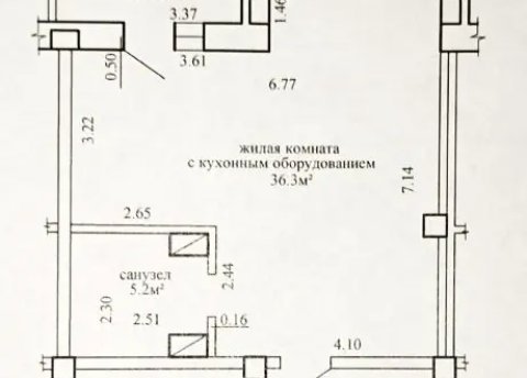 1-комнатная квартира по адресу Игуменский тракт, д. 13 - фото 14