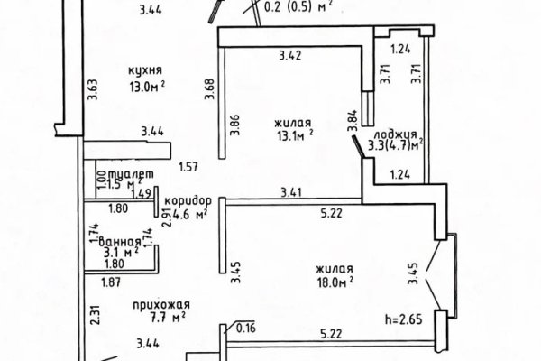 2-комнатная квартира по адресу Небесная, 1/2 - фото 20