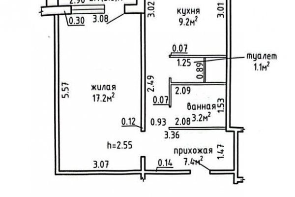 1-комнатная квартира по адресу Серебряный Лес, 8 - фото 16