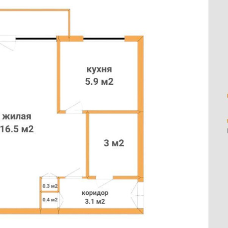 Фотография 1-комнатная квартира по адресу Партизанский просп., д. 87 к. Б - фото 18