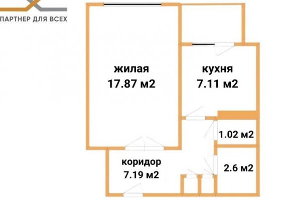 1-комнатная квартира по адресу Плеханова ул., д. 58 к. 3 - фото 2