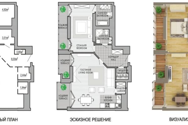 3-комнатная квартира по адресу Братская ул., д. 2 - фото 1