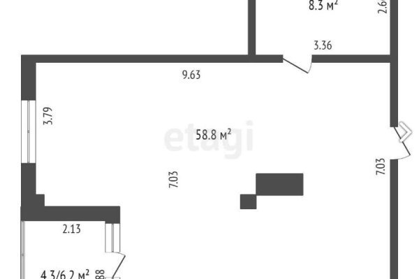 2-комнатная квартира по адресу Червякова ул., д. 55 - фото 9
