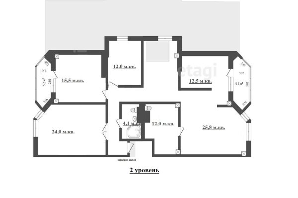 5+ -комнатная квартира по адресу Маяковского ул., д. 15 - фото 2