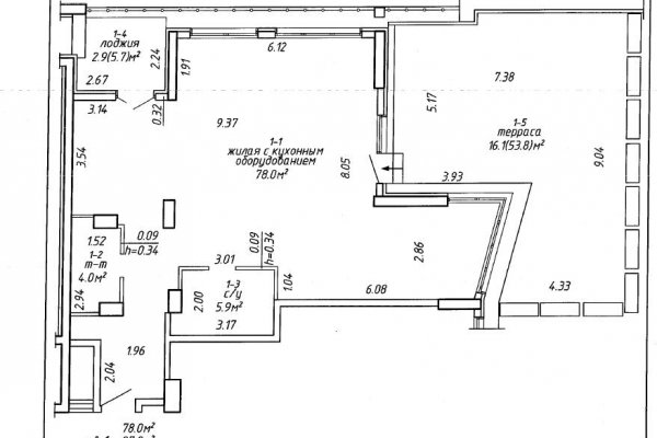 4-комнатная квартира по адресу Мстиславца ул., д. 18 - фото 2