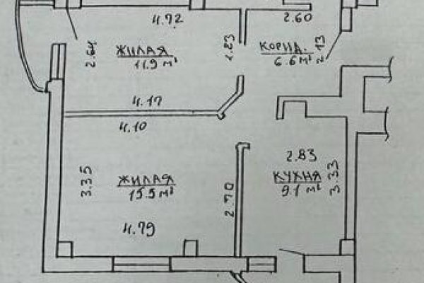 2-комнатная квартира по адресу Бурдейного ул., д. 14 - фото 5