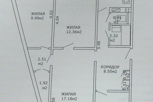 4-комнатная квартира по адресу Байкальская ул., д. 58 к. 1 - фото 4