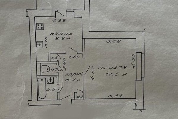 1-комнатная квартира по адресу Чернышевского ул., д. 13 - фото 2