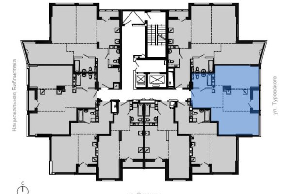 3-комнатная квартира по адресу Мстиславца ул., д. 18 - фото 3