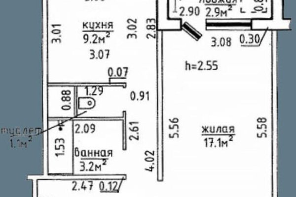 1-комнатная квартира по адресу Купалы ул., д. 5 к. Б - фото 2