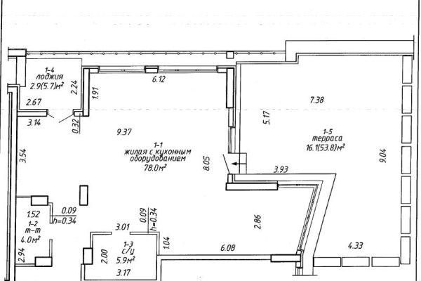 3-комнатная квартира по адресу Мстиславца ул., д. 18 - фото 7