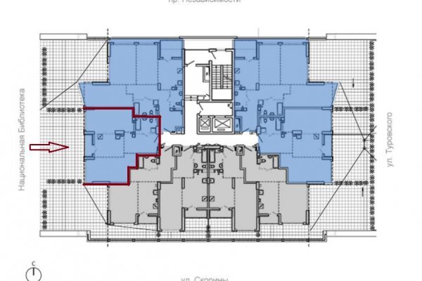 3-комнатная квартира по адресу Мстиславца ул., д. 18 - фото 2