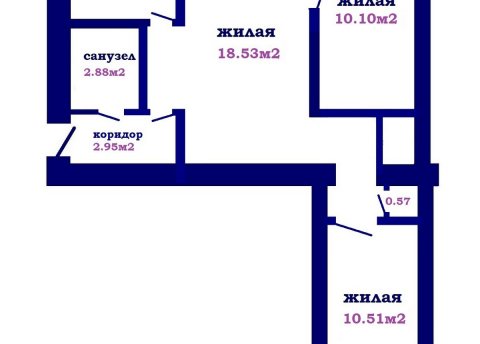 3-комнатная квартира по адресу Независимости просп., д. 87 - фото 8