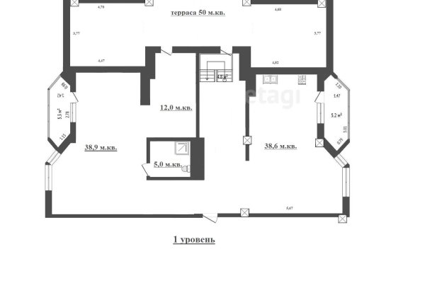 5+ -комнатная квартира по адресу Маяковского ул., д. 15 - фото 1