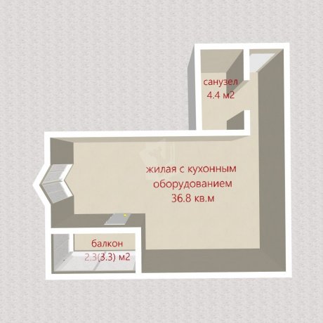 Фотография 2-комнатная квартира по адресу Савицкого ул., д. 12 - 17