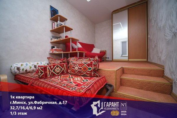 1-комнатная квартира по адресу Фабричная ул., д. 17 - фото 1