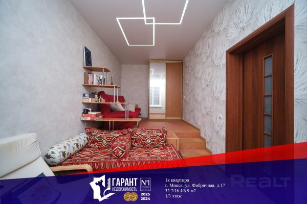1-комнатная квартира по адресу Фабричная ул., д. 17 - фото 1